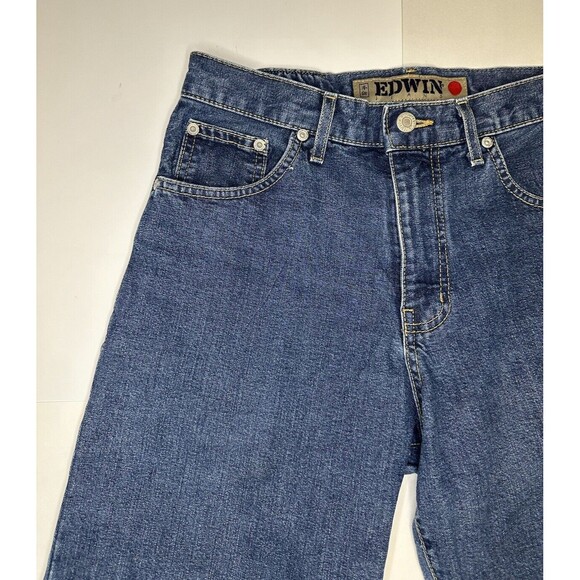 Edwin Men’s Jeans Vintage Japanese Blue Denim Made In Canada ED-827 Size 30x26 - Picture 2 of 13